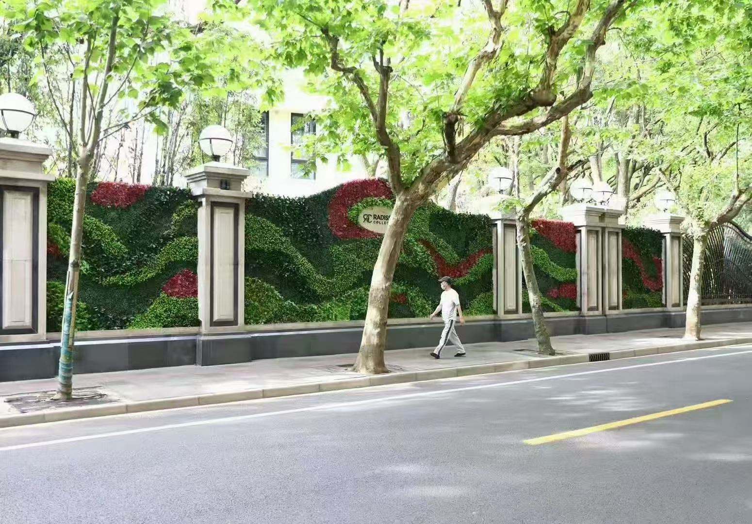 写字楼仿真植物墙 款式多样