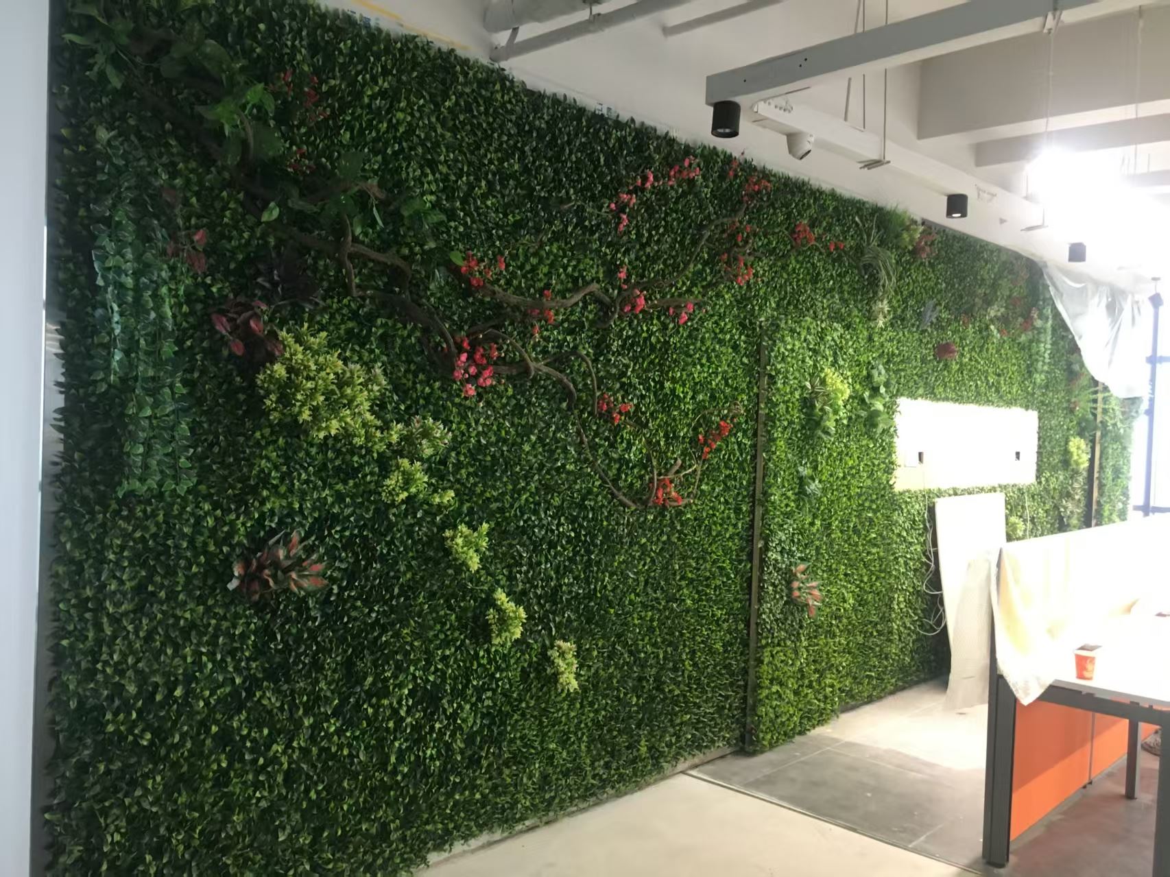 写字楼仿真植物墙 厂家价格