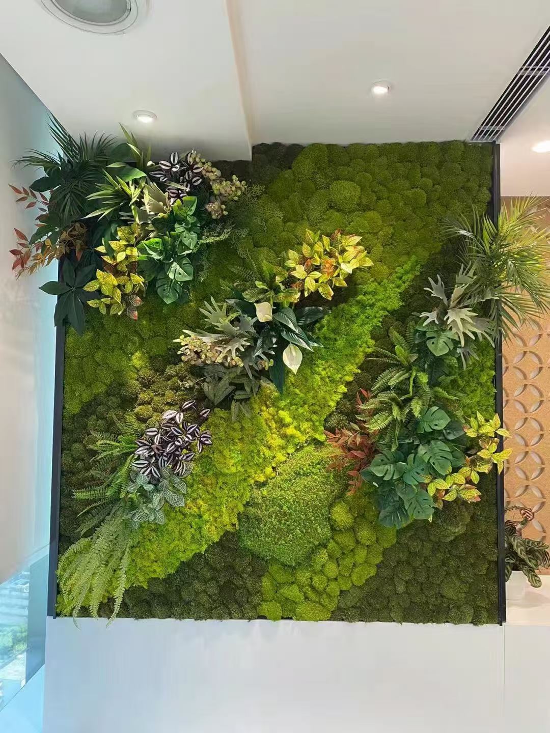 假绿植墙 工厂批发