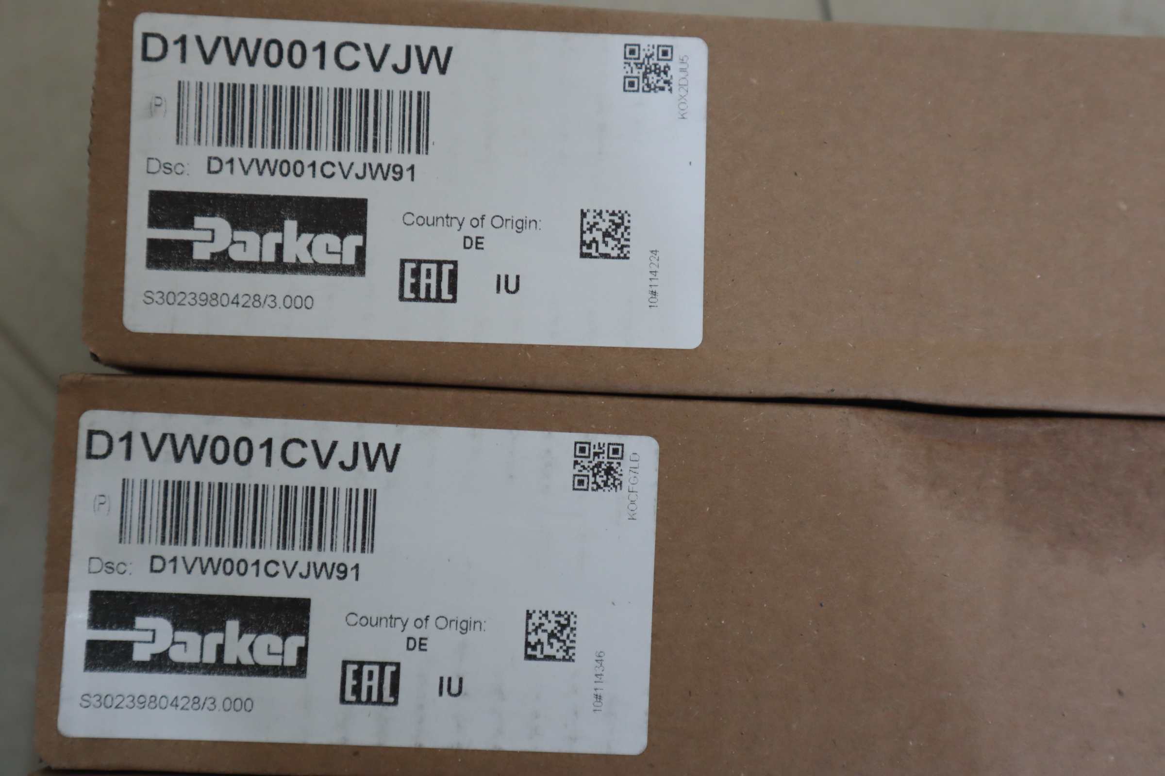 D1VW001CVJW D1VW001CVJW91 美国派克PARKER电磁阀比例阀