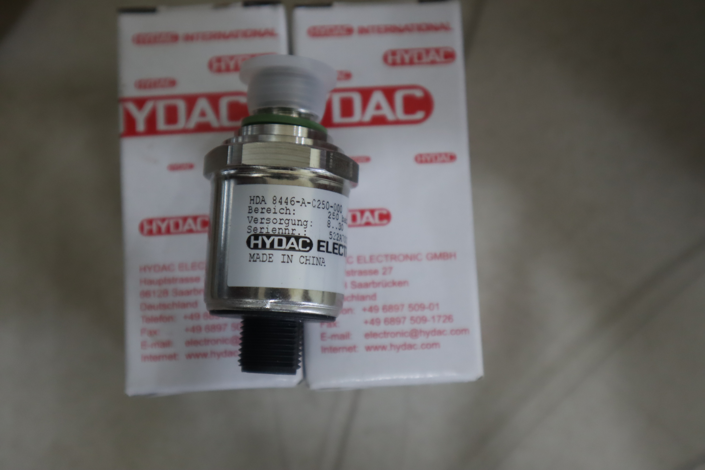 HDA 8446-A-0250-000 909555 德国HYDAC贺德克压力温度传感器