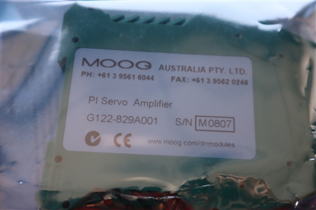 G122-829A001 美国穆格MOOG放大器 AUSTRALIA PTY.LTD