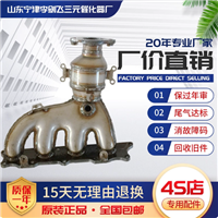 适用于金杯海狮新款三元催化器汽车排气管净化器保验车精品原装