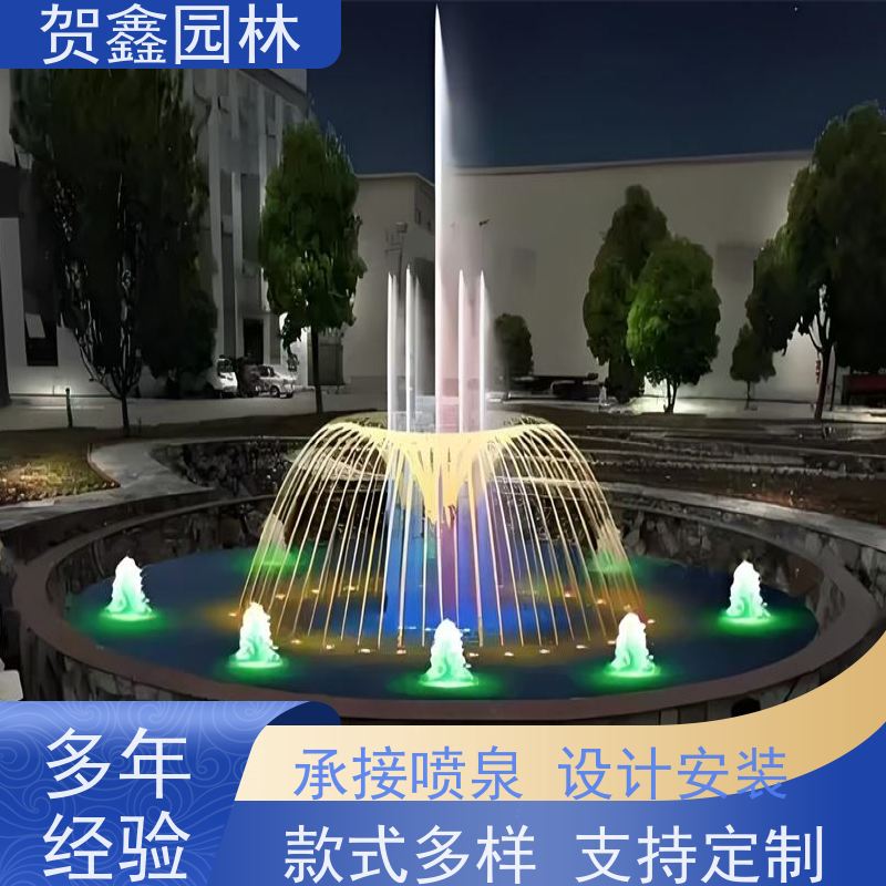  湖面喷泉工程施工 河道喷泉公司 脚踏喷泉供应商 承接喷泉工程