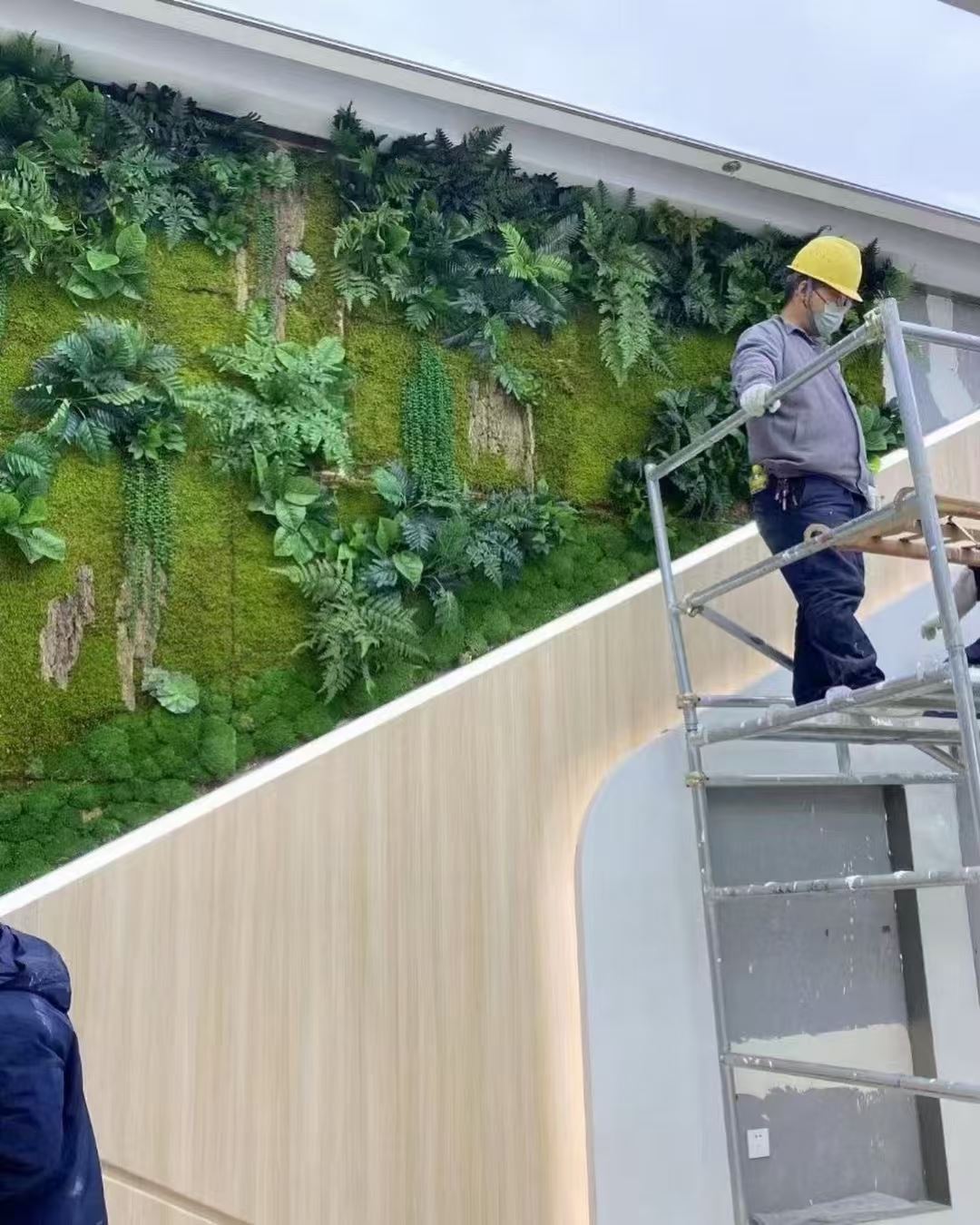 写字楼仿真植物墙 工厂供应