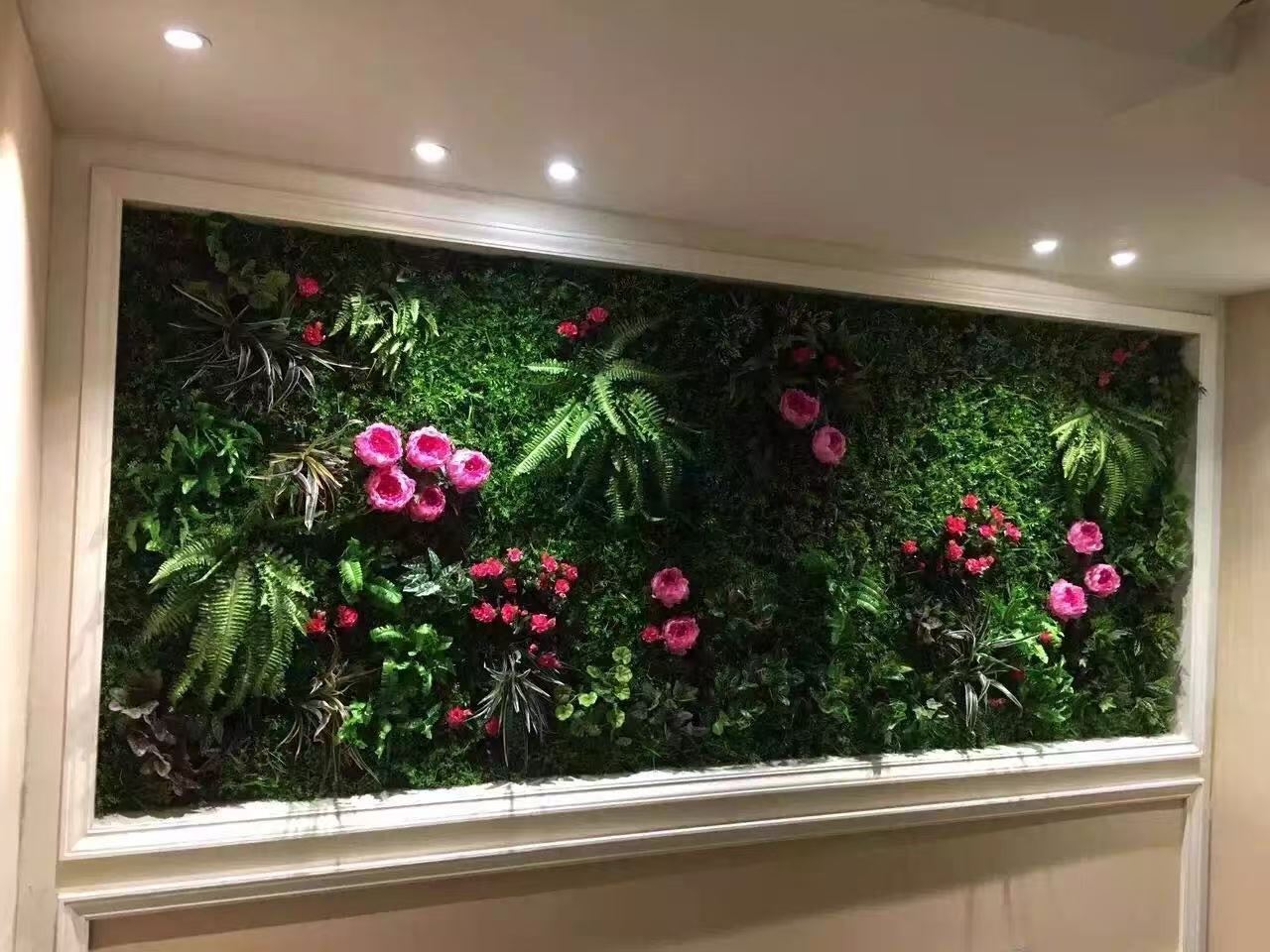 写字楼仿真植物墙 规格可定制
