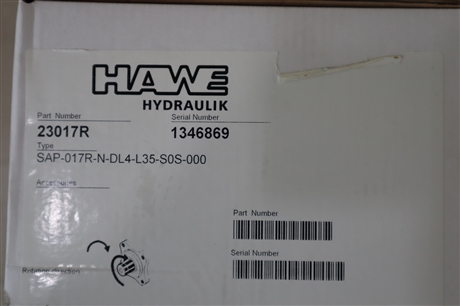 SAP-017R-N-DL4-L35-S0S-000 哈威HAWE  SUNFAB 胜凡 柱塞泵