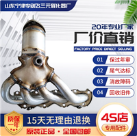 适用新款大众朗逸 波罗 宝来三元催化器汽车尾气净化