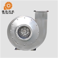 不锈钢高温离心风机 低噪音不锈钢风机 5.5KW离心除尘风机 德协
