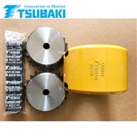 CR6022J日本椿本卷挂形滚子链联轴器CR6022H+CR6022K