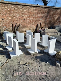 水泥避雷墩厂股道标支架底座水泥墩子 圆钢扁铁避雷墩子坠砣