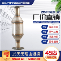 适用于奇瑞QQ1.1 0.8中三元催化器汽车尾气净化器