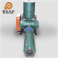 耐高温双油箱罗茨鼓风机 污水曝气专用风机 德协定制