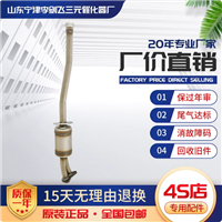 适用于五菱双排 单排 面包 兴旺三元催化器汽车尾气净化