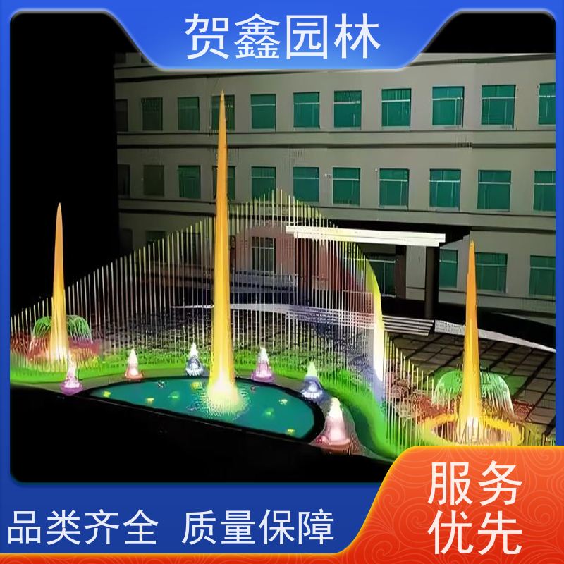  感应喷泉设备安装 自行车喷泉工程施工 铃铛喷泉施工单位 承接各类喷泉工程