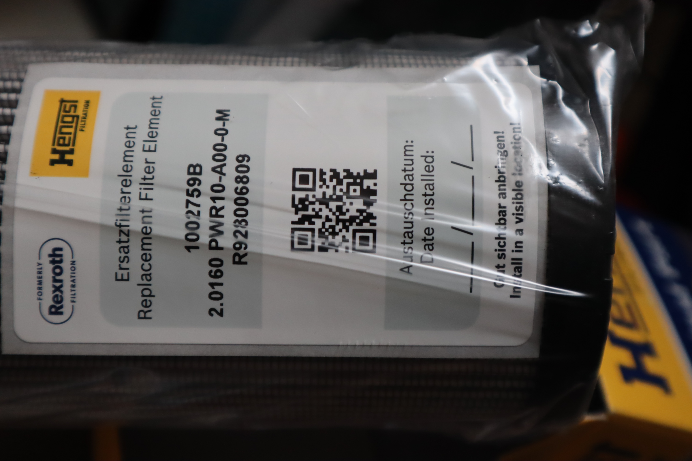 1002759B R928006809 2.0160 PWR10-A00-0-M 汉格斯特HENGST滤芯