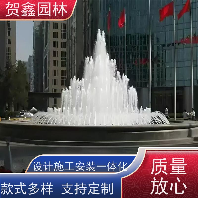  酒店喷泉制造厂家 一维喷泉安装调试 低压喷泉供应商 喷泉安装