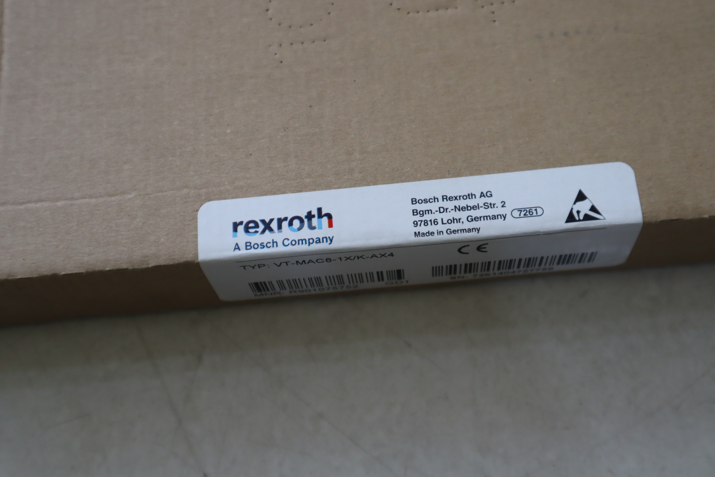 R901075752 VT-MAC8-1X/K-AX4 德国力士乐REXROTH放大板放大器