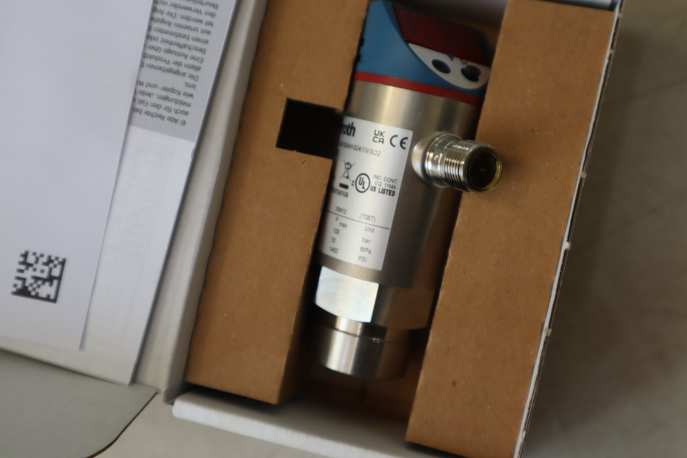 HEDE10A1-20/100K41G24/1/V/SO2 R901251392 力士乐REXROTH传感器