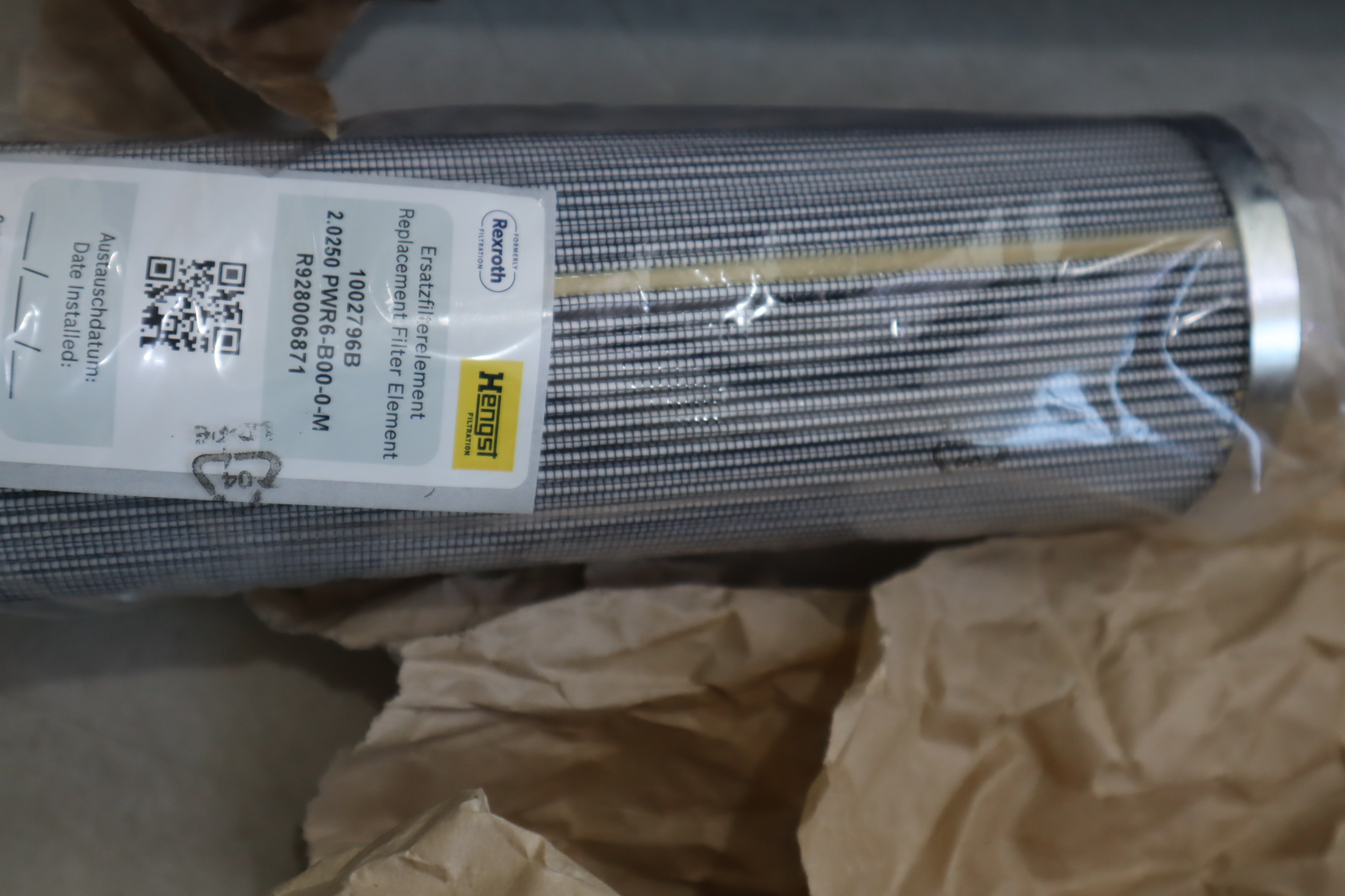 1002796B R928006871 2.0250 PWR6-B00-0-M 汉格斯特HENGST滤芯