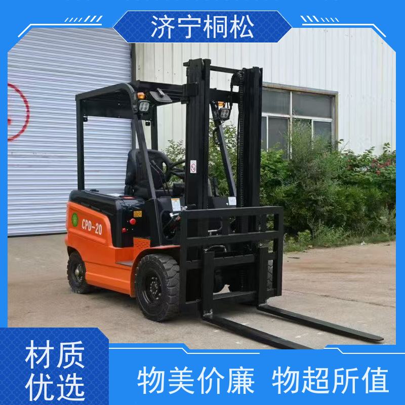 桐松机械 可左右侧移 2T环保电动叉车 4000w无刷交流电机 服务刚开始