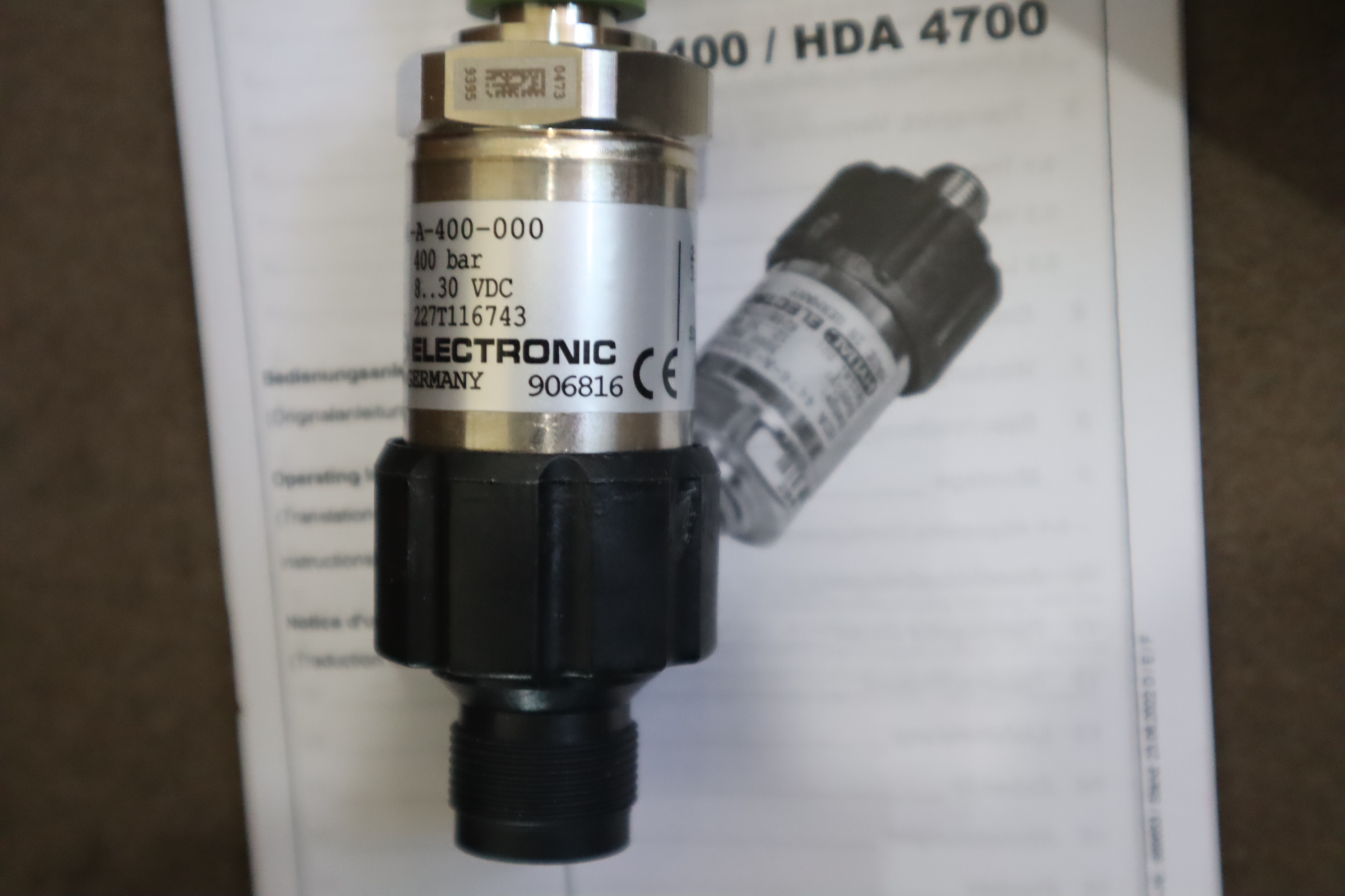 HDA 4444-A-400-000 906816 德国贺德克HYDAC压力温度传感器