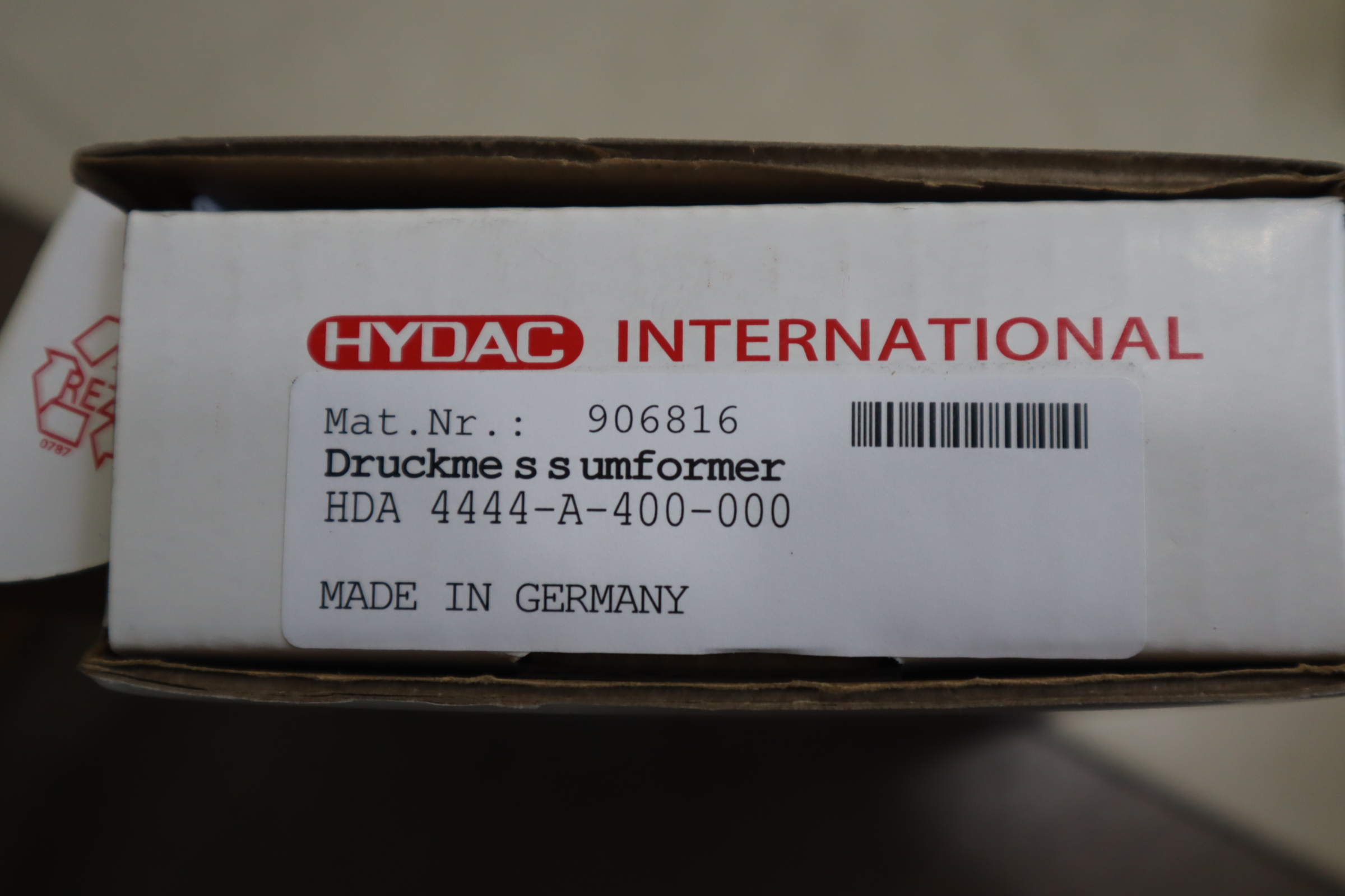 HDA 4444-A-400-000 906816 德国贺德克HYDAC压力温度传感器