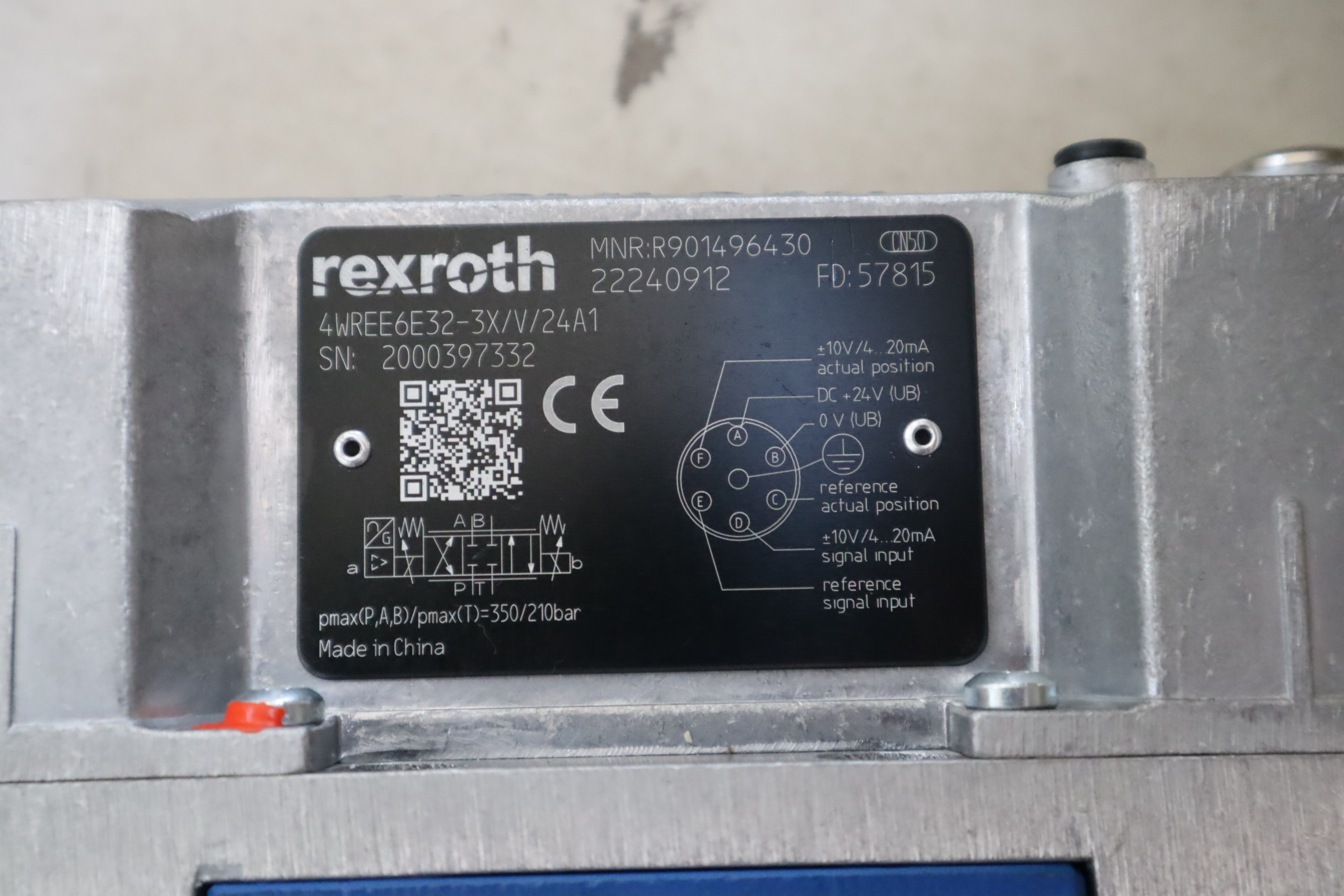 4WREE6E32-3X/V/24A1 R901496430 力士乐REXROTH阀门