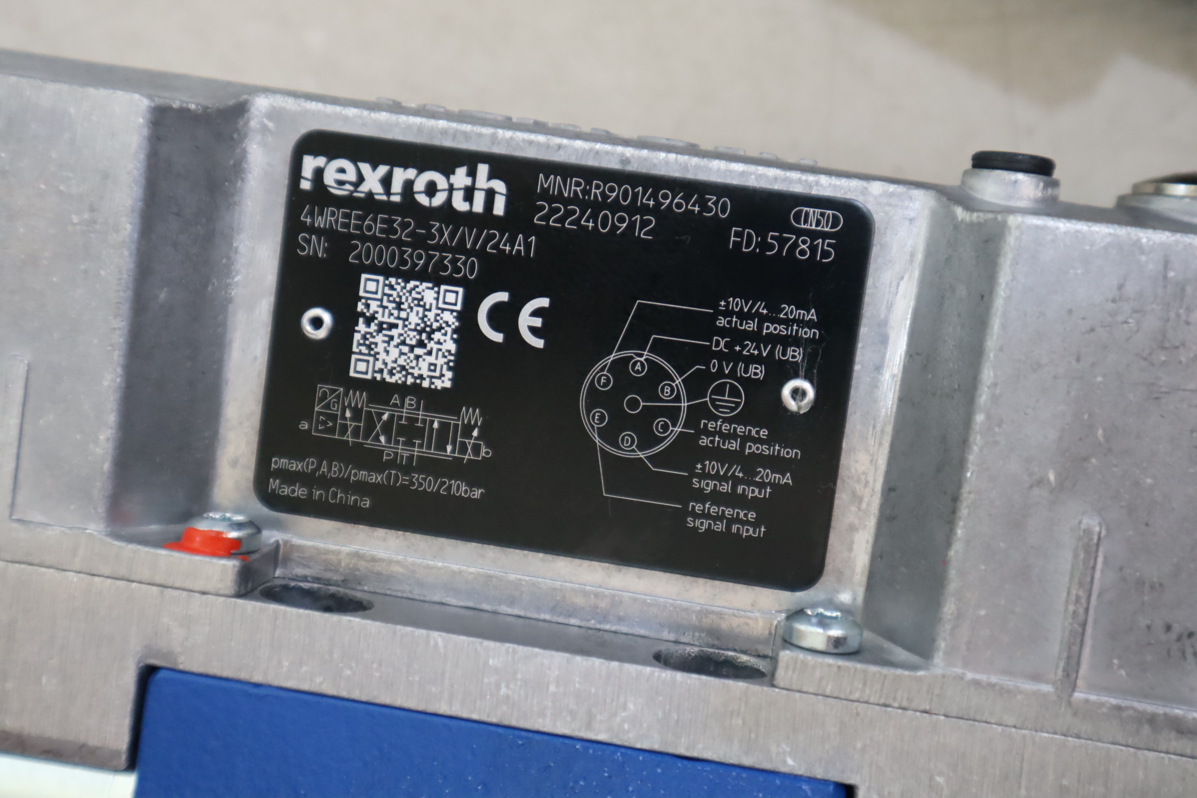 4WREE6E32-3X/V/24A1 R901496430 力士乐REXROTH阀门