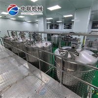 整套胡萝卜果酒生产设备 全自动火龙果酒加工流水线
