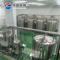 整套树莓酒生产设备 全自动水蜜桃果酒加工流水线