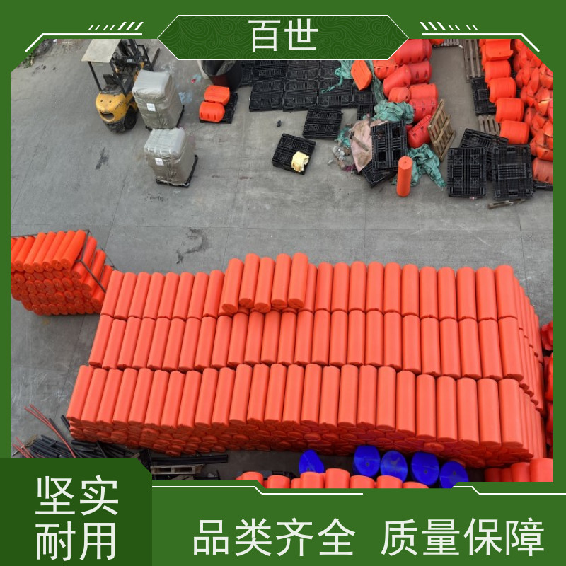 百世 城市内河 拦船浮体 漂浮物拦截 钢丝绳锚固