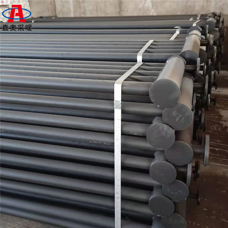 蘑菇大棚用四管式光管暖气片 车间专用光排管暖气片