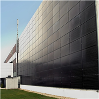 光伏玻璃幕墙系统弱光发电太阳能发电玻璃外墙安装设计