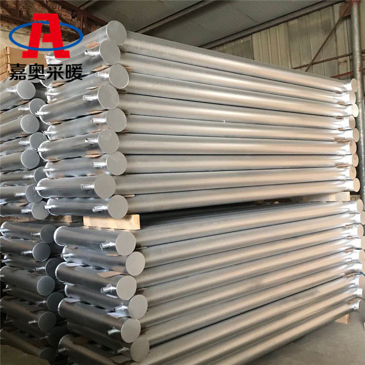 花卉大棚用DN光排管暖气片 蒸汽光面管暖气片厂销