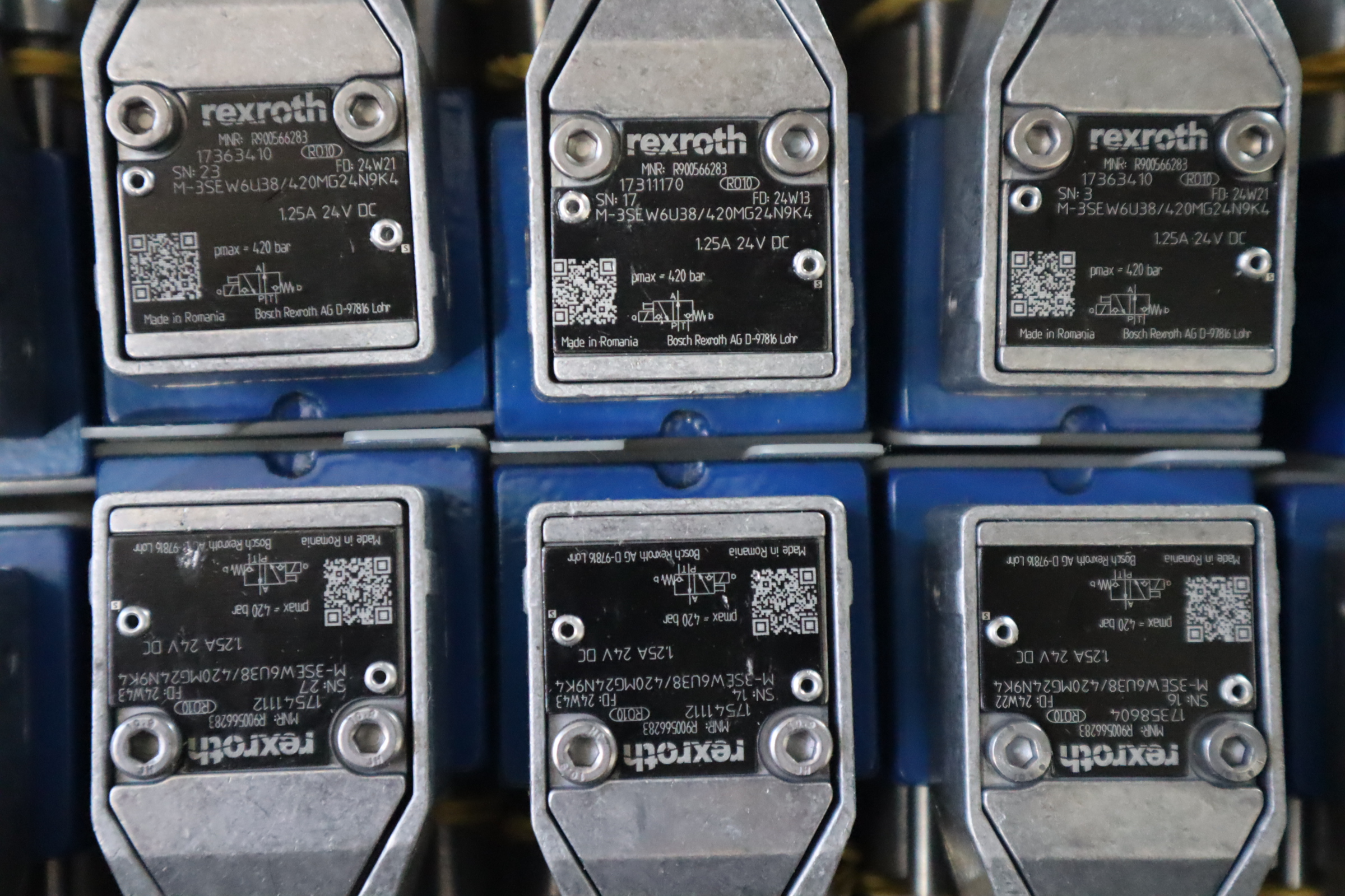 M-3SEW6U3X/420MG24N9K4 R900566283 力士乐REXROTH电磁阀