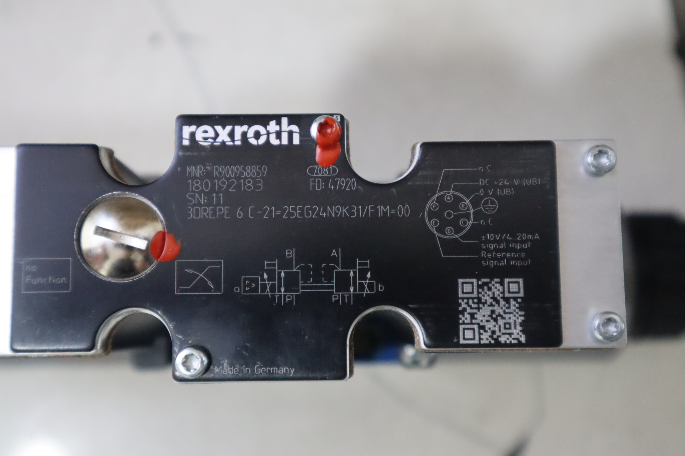 3DREPE6C-21-25EG24N9K31/F1M-00 R900958859 力士乐