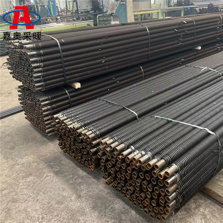 农业大棚用铝扎螺旋翅片管 暖气片高频焊翅片管生产厂家