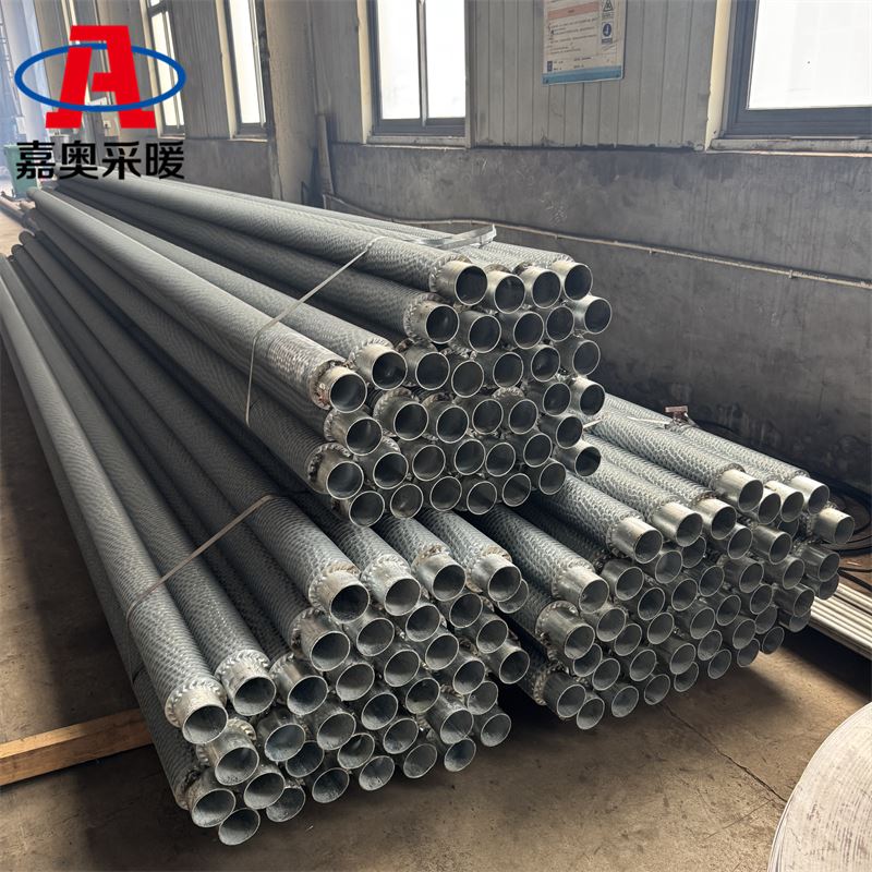 花卉大棚用高频开齿翅片管 暖气片厂翅片管图片