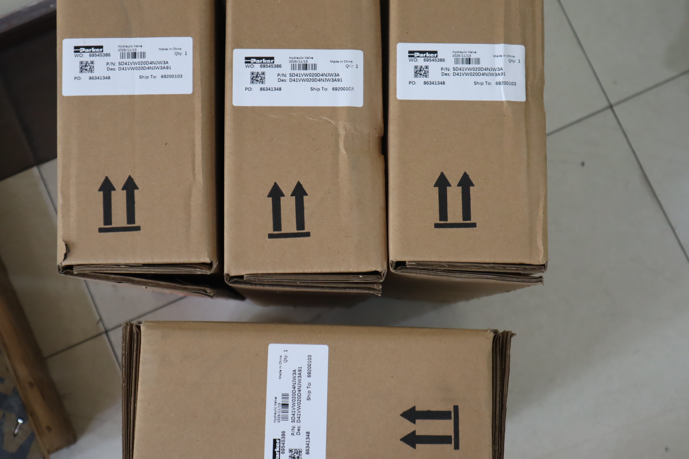 SD41VW020D4NJW3A D41VW020D4NJW3A91 美国派克PARKER比例阀