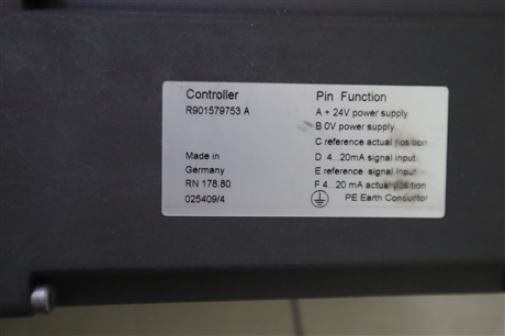 R901579753 A RN178.80 0254C9/4 Pin Function 力士乐REXROTH