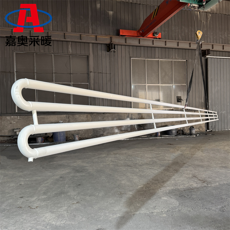 耐高温三管式光管散热器图纸