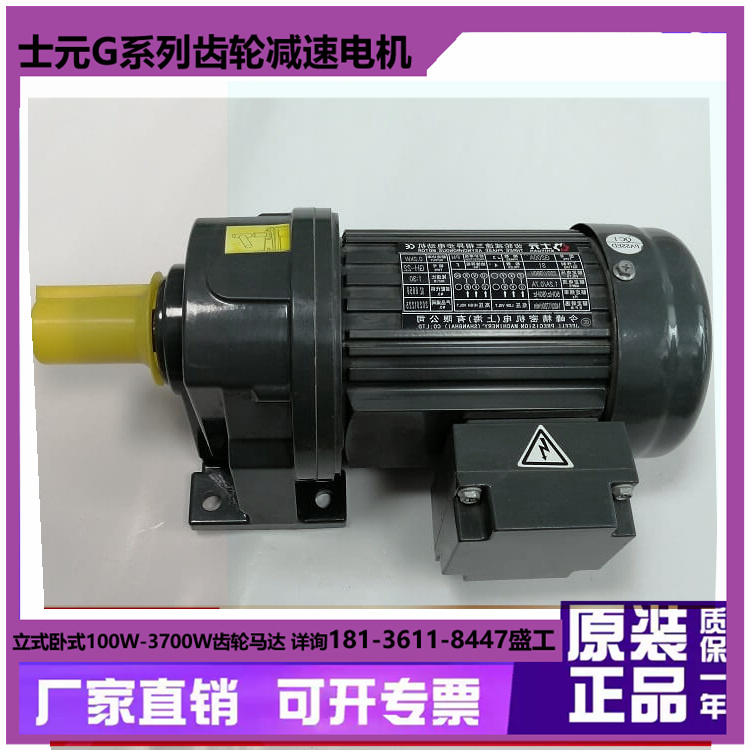 士元电机 GV18-100W G系列齿轮减速机 生产厂家