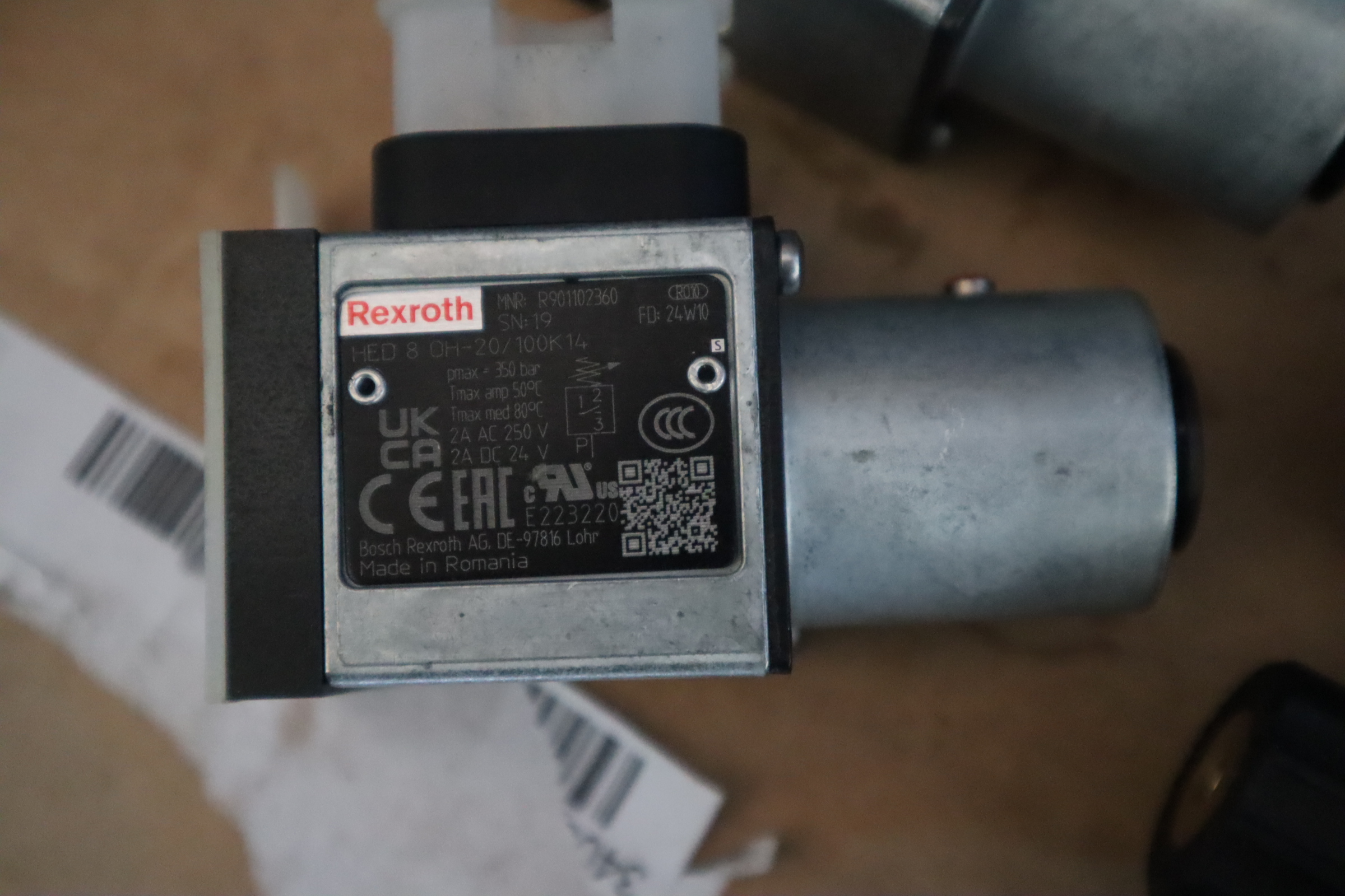 HED8OH-20/100K14 R901102360 HED8OH-2X/100K14 力士乐REXROTH