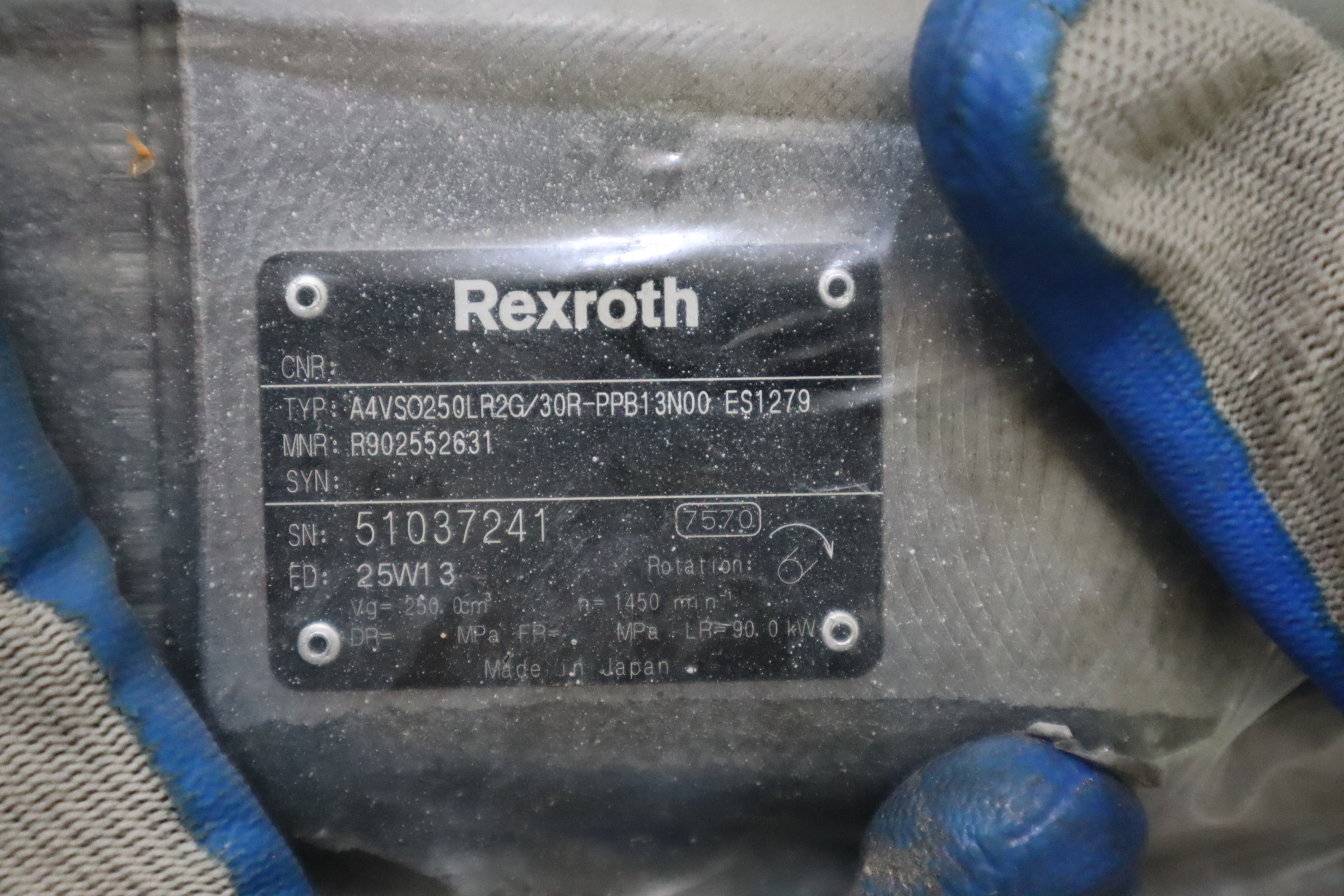 A4VSO250LR2G/30R-PPB13N00 ES1279 R902552631 力士乐REXROTH泵