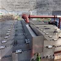 4.8米槽式分布器分布性能测试