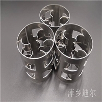 金属鲍尔环填料生产中