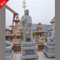 石雕十八罗汉雕塑 寺庙18罗汉石雕像 福建石雕厂