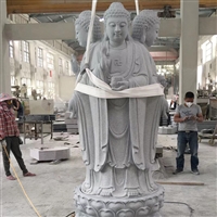 石雕释迦牟尼佛 坐像石雕如来佛 寺庙石雕佛像加工