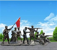 红军抗战雕塑